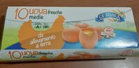 10 Uova fresche medie