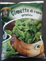Cimette di rapa surgelate