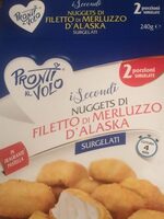 Nuggets di filetto di merluzzo d'alaska