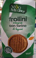 Frollini integrali con farine di legumi