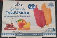 Gelati di yogurt greco