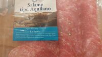Salame tipo aquilino affettato