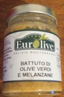Battuto di olive verdi e melanzane