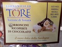 Torroncini ricoperti di cioccolato