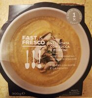 Vellutata con zucca e porcini