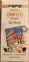 Deliziosi confetti d'Italia nocciola e cappuccino