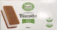 Biscotto gelato vaniglia