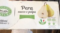 Succo e polpa di pera