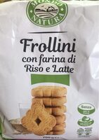 Frollini con farina di riso e latte