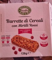 Barretta di cereali con Mirtilli Rossi