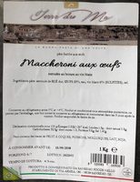 Maccheroni aux oeufs