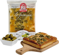 Focaccia con olive