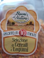 Selezione di cereali e legumi