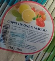 Coppa limone e fragola