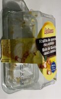 Rulito de queso piña y almendra