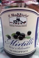 Mirtilli neri sciroppati
