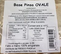 Base pinsa OVALE