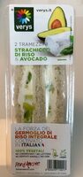Tramezzini strachicco di riso & avocado