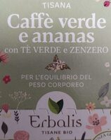Tisana caffè verde e ananas un tè verde e zenzero