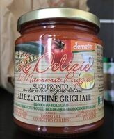 Sauce tomate et courgettes grillées