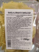 Ravioli al brasato e Barolo DOP