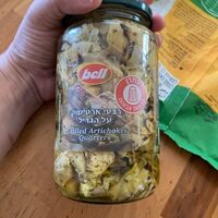 Grilled artichokes quarters