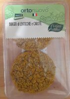 Burger di lenticchie e carote