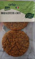 Burger di lenticchie e carote