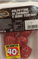 Polpettine di chianina e suino toscano