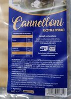 Cannelloni ricotta e spinaci