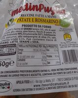 Treccine fatte a mano PATATE E ROSMARINO