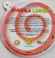Coppetta limone fragola senza glutine