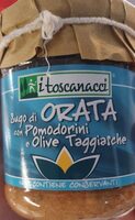 Sugo di orata con pomodorini e olive taggiasche