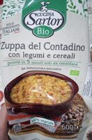 Zuppa del contadino con legumi e cereali