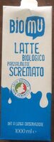Latte biologico parzialmente scremato