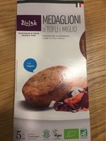 Medaglioni di tofu e miglio