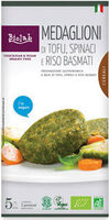 Medaglioni Di Tofu, Spinaci E Riso Basmati
