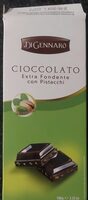 Cioccolato extra fondente con pistacchi