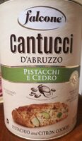 Cantucci pistacchio e cedro