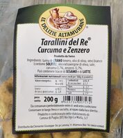 Tarallini del re Curcuma e zenzero