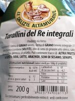 Tarallini del Re integrali