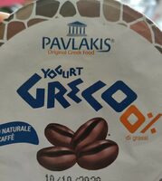 Yogurt greco al caffè