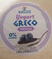 Jogurt greco - Mirtillo