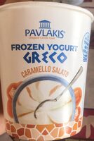 Frozen yogurt caramello salato