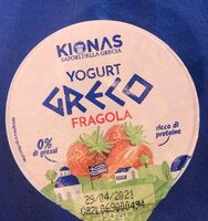 Yogurt greco fragola