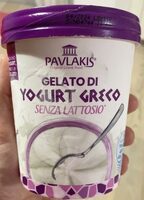 Gelato di yougurt greco senza lattosio