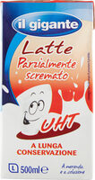 Latte parzialmente scremato uht a lunga conservazione