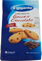 Frollini golosi con gocce di cioccolato