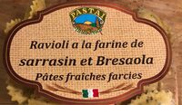 Ravioli a la farine de sarrasin et bresaola
