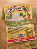 Ravioli ricotta et epinard